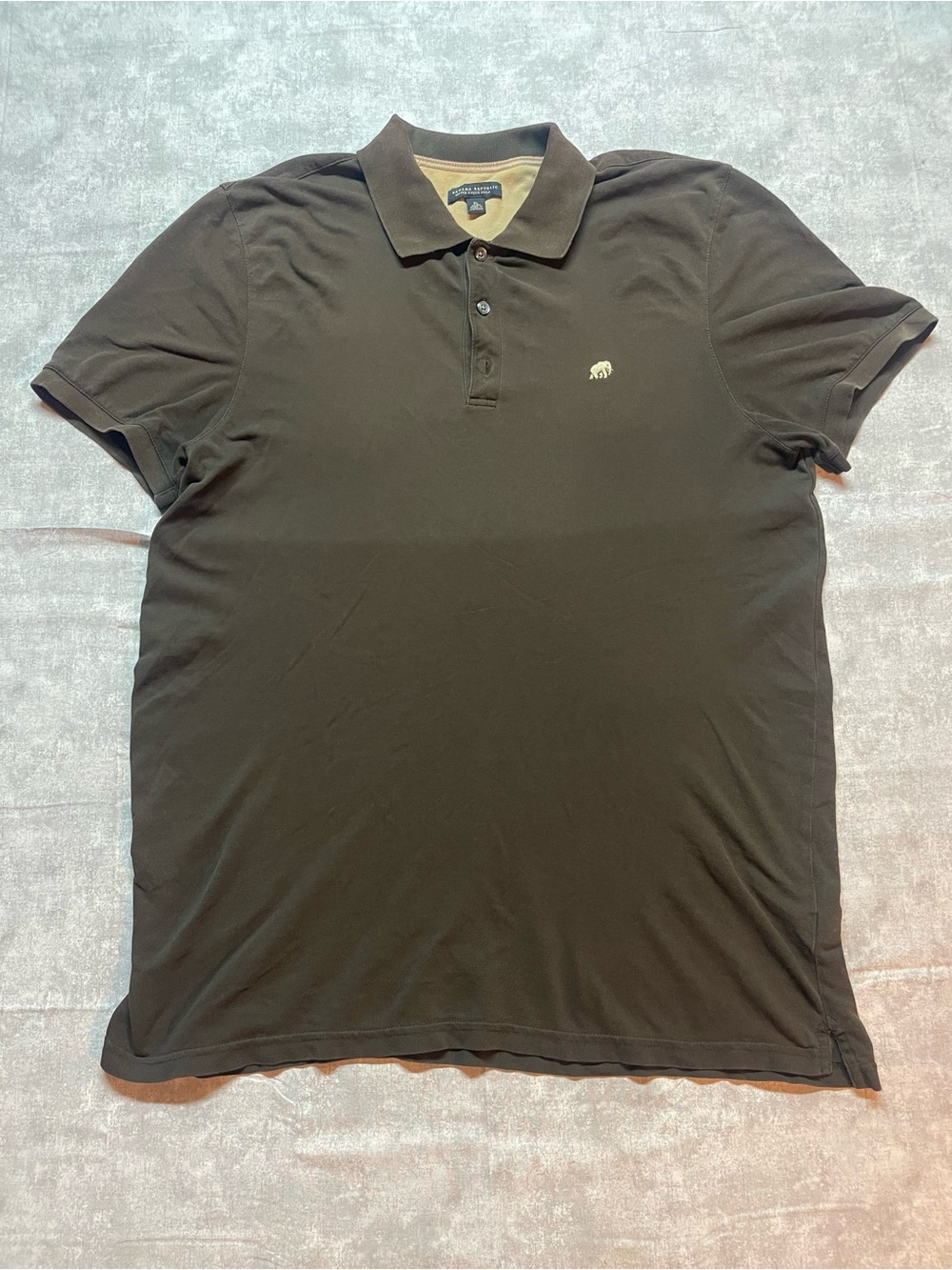 Banana Republic Dark Brown Polo with Embroidered Logo